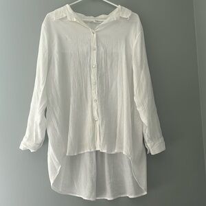 Jane&delancey woman’s white swim cover up